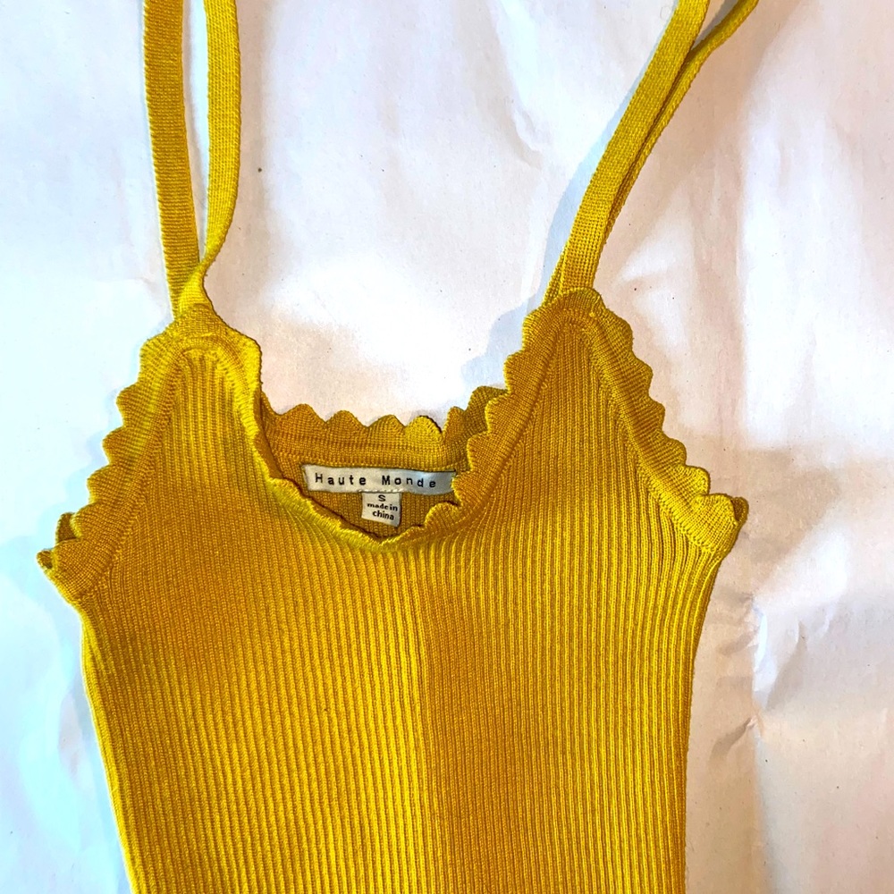 🌸Yellow Tank Top.🌸